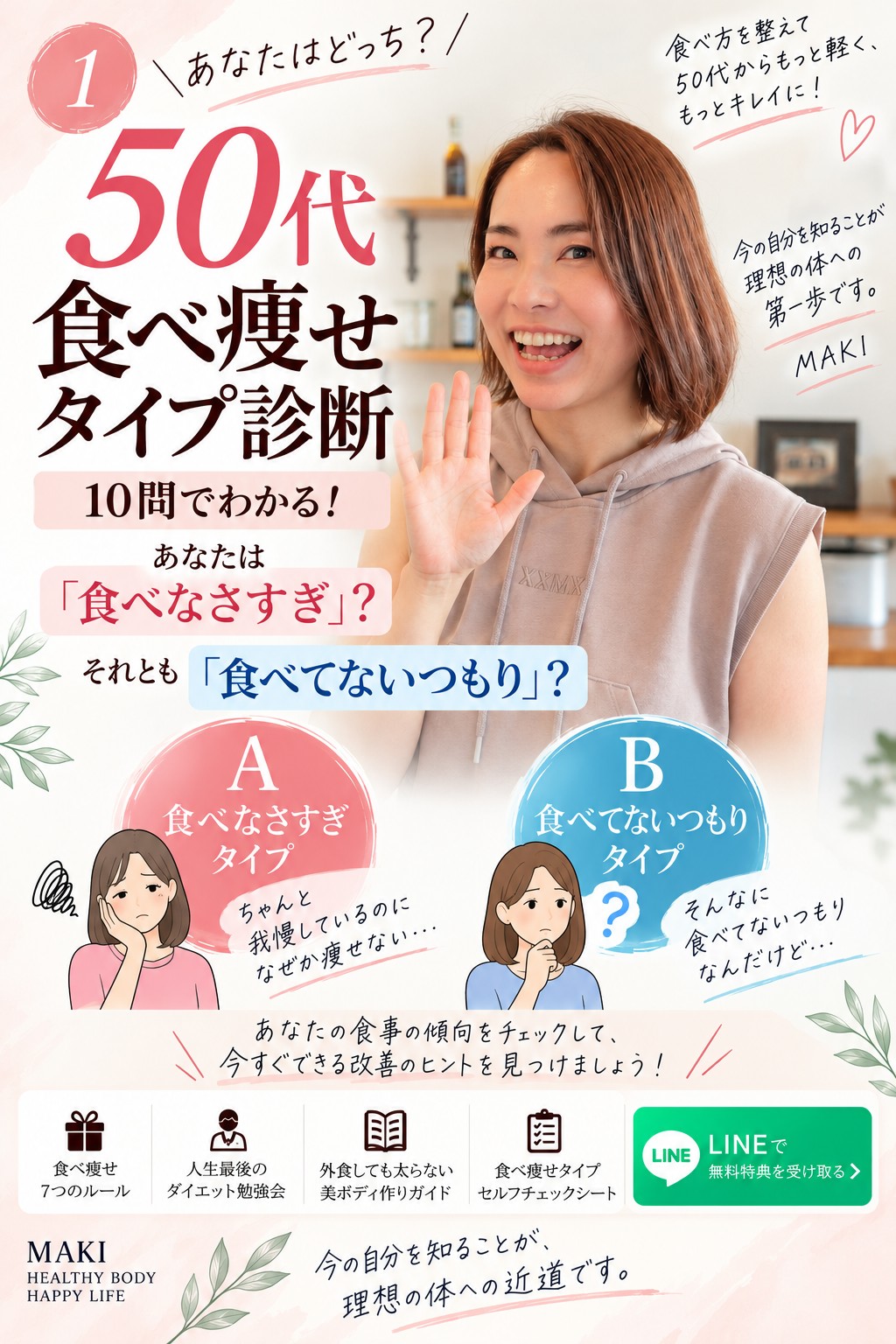 50代食べ痩せタイプ診断 表紙
