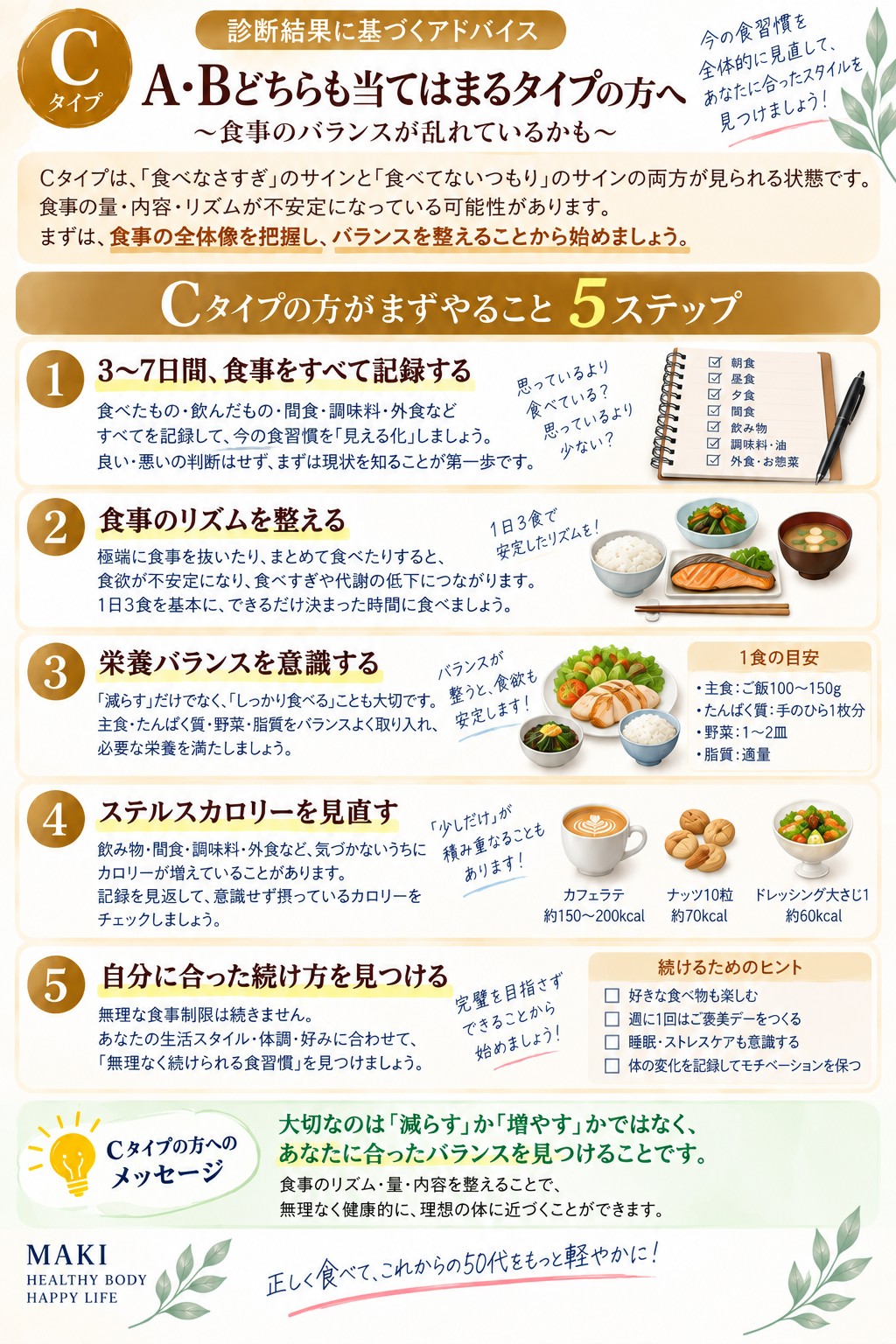 Cタイプ A・Bどちらも当てはまるタイプの方へ
